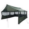 vidaXL Rodinn&yacute; stan Arm&aacute;dna zelen&aacute; 600 x 400 x 268 cm Polyester a oceľ
