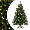 vidaXL Umel&yacute; Skl&aacute;pac&iacute; Vianočn&yacute; Stromček 150 cm 150 LED Tepl&aacute; biela