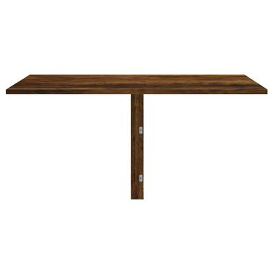 vidaXL Skladací nástenný stôl dymový dub 100x60x56 cm spracované drevo