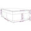 vidaXL Boxspring posteľ s matracom čierna 160x200 cm umel&aacute; koža