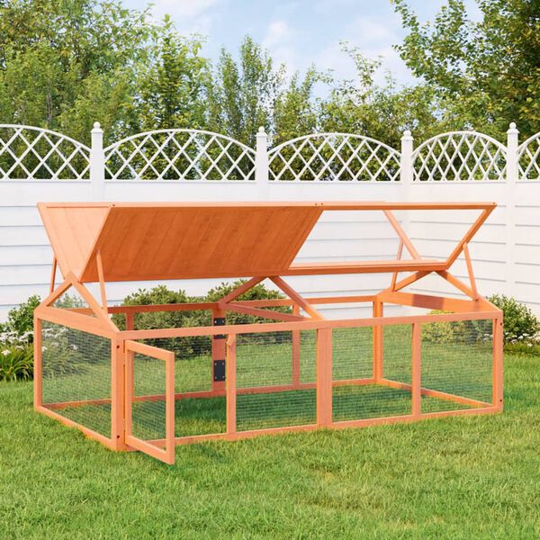 vidaXL V&yacute;beh hned&yacute; 200x112,5x74 cm mas&iacute;vna borovica