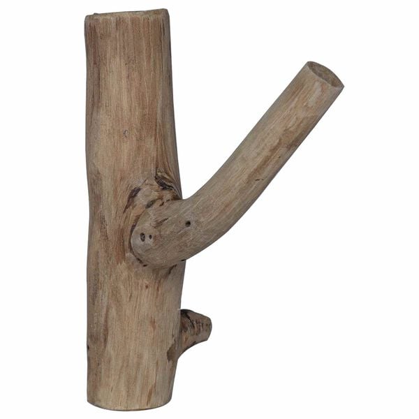 vidaXL H&aacute;čik Hned&aacute; 4 x 4 x 14 cm Mas&iacute;vne obnoven&eacute; drevo