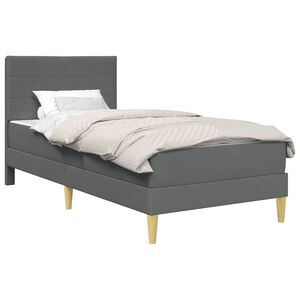 vidaXL R&aacute;m postele 80 x 200 cm Tmavo &scaron;ed&aacute;