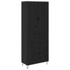 vidaXL Highboard 2 ks Čierny dub 69,5 x 34 x 180 cm Kompozitn&eacute; drevo