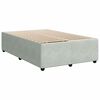 vidaXL Boxspring posteľ s matracom bledosiv&aacute; 120x190 cm zamat