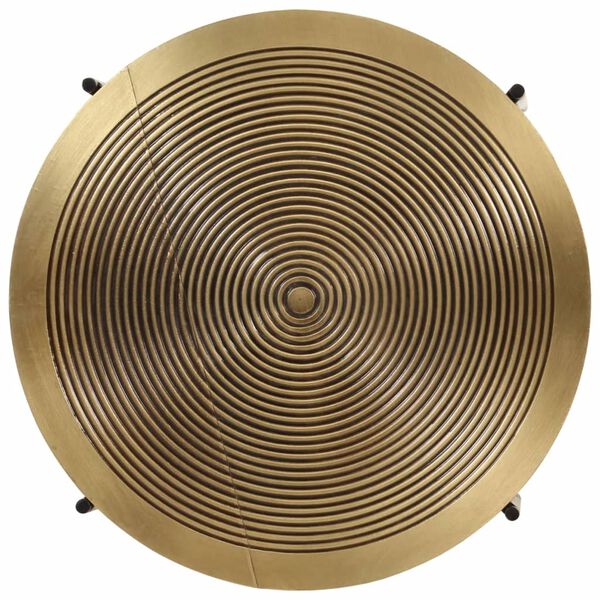 vidaXL konferenčné stolíky 2 ks mosadz a čierny kov