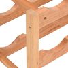 vidaXL Stojan na v&iacute;no na 12 flia&scaron; mas&iacute;vne orechov&eacute; drevo