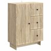 vidaXL Serv&iacute;rovacia skriňa so z&aacute;suvkou Dub sonoma 66 x 34,5 x 90 cm