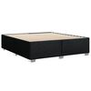 vidaXL Posteľn&yacute; r&aacute;m boxspring s matracom čierny 180x200 cm l&aacute;tka