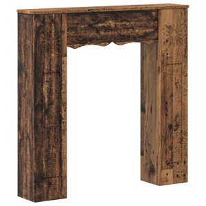 vidaXL R&aacute;m krbu Star&eacute; drevo 102 x 20 x 102 cm Kompozitn&eacute; drevo