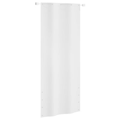 vidaXL Balkónová markíza biela 100x240 cm oxfordská látka
