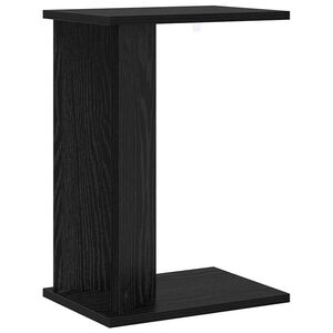 vidaXL Koncov&yacute; st&ocirc;l Čierny dub 35 x 25 x 50 cm Kompozitn&eacute; drevo