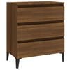 vidaXL Komoda hned&yacute; dub 60x35x69 cm spracovan&eacute; drevo
