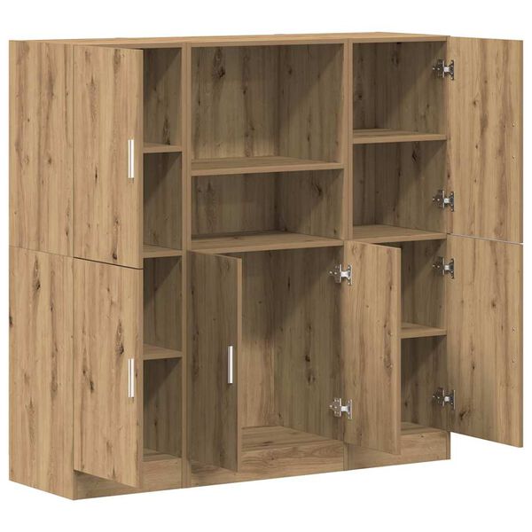 VidaXL 3-dielna súprava kuchynských skriniek Artisan Dub Artisan