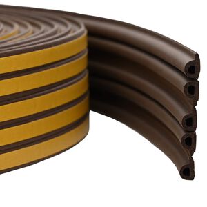 vidaXL Samolepiaca tesniaca p&aacute;ska na okno Hned&aacute; 9 x 6 mm 12 m