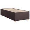 vidaXL Boxspring posteľ s matracom tmavohnedá 90x190 cm látka