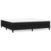 vidaXL Boxspring posteľ s matracom čierna 200x200 cm l&aacute;tka