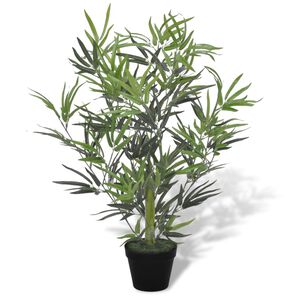 Umel&aacute; rastlina v kvetin&aacute;či, bambus 80 cm