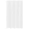 vidaXL Voile záclona so záclonami 2 pcs Biela 175 x 140 cm Polyester