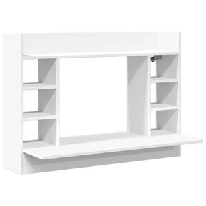 vidaXL N&aacute;stenn&yacute; stol&iacute;k biely 105x48x75 cm kompozitn&eacute; drevo