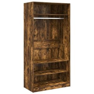 vidaXL &Scaron;atn&iacute;k dymov&yacute; dub 100x50x200 cm spracovan&eacute; drevo