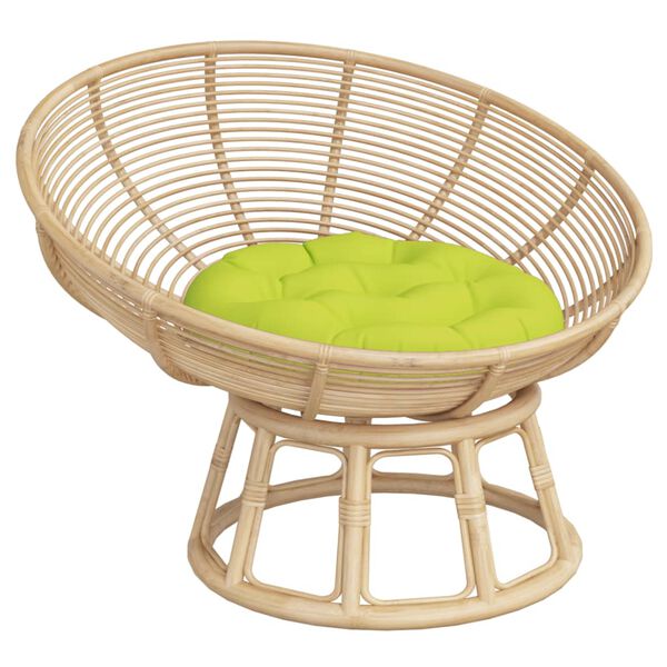 vidaXL Okr&uacute;hly vank&uacute;&scaron; jasno zelen&yacute; &Oslash; 60 x 11 cm oxfordsk&aacute; l&aacute;tka