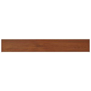 vidaXL Parapetn&eacute; dosky Hned&eacute; drevo 140 x 25 x 4,5 cm PVC