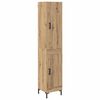 vidaXL Highboard Remeseln&yacute; dub 69,5 x 34 x 180 cm Kompozitn&eacute; drevo