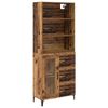 vidaXL Highboard Star&eacute; drevo 69,5 x 34 x 180 cm Kompozitn&eacute; drevo