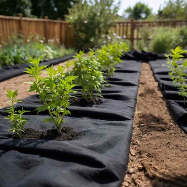 vidaXL Geotextilná membrána čierna 1 x 50 m polyesterové vlákno