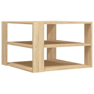 vidaXL Konferenčn&yacute; stol&iacute;k dub sonoma 58x58x40 cm kompozitn&eacute; drevo