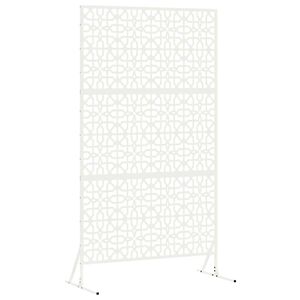 vidaXL Z&aacute;ves na zabezpečenie s&uacute;kromia 100 x 50 x 180 cm Oceľ Biela