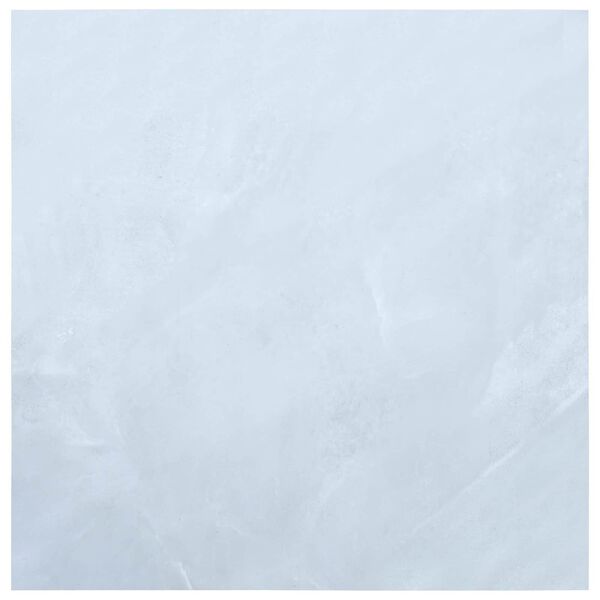 vidaXL Podlahov&eacute; dosky 55 pcs Biely 5,11 m&sup2; PVC