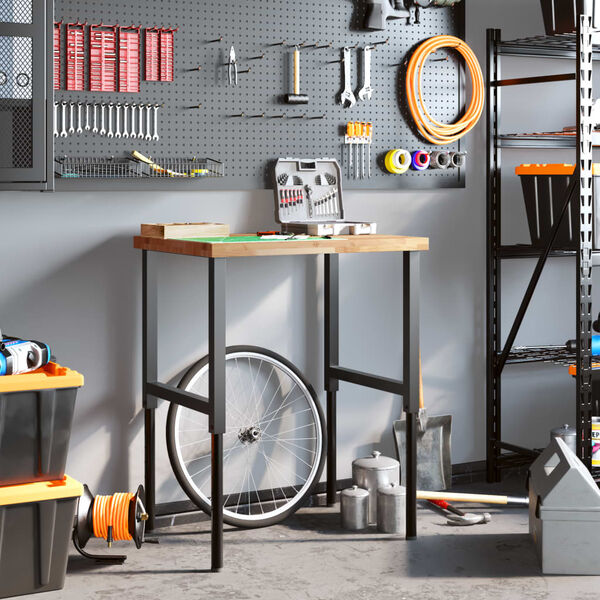 vidaXL Pracovn&yacute; st&ocirc;l 80x60x(73-99,5) cm mas&iacute;vna ak&aacute;cia obdĺžnik