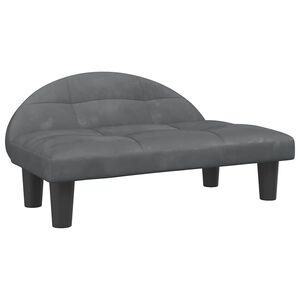 vidaXL Pelech pre psa tmavosiv&yacute; 70x52x30 cm zamat
