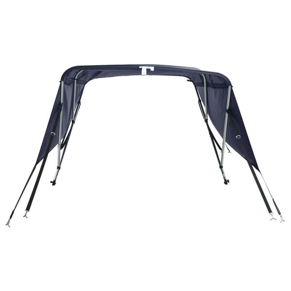 vidaXL Strie&scaron;ka Bimini s 3 obl&uacute;kmi a stenami 183x(137-152)x137 cm