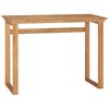 vidaXL P&iacute;sac&iacute; st&ocirc;l 100x45x75 cm mas&iacute;vne teakov&eacute; drevo