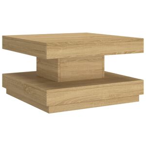 vidaXL Konferenčn&yacute; stol&iacute;k svetlohned&yacute; 60x60x35 cm MDF