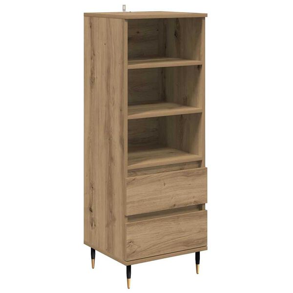 vidaXL Highboard Remeseln&yacute; dub 40 x 36 x 110 cm Kompozitn&eacute; drevo