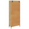 vidaXL Highboard Remeseln&yacute; dub 69,5 x 34 x 180 cm Kompozitn&eacute; drevo