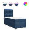 vidaXL Posteľn&yacute; r&aacute;m boxsping s matracom modr&yacute; 80x200 cm l&aacute;tka
