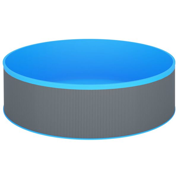 vidaXL Baz&eacute;n so z&aacute;vesn&yacute;m skimmerom a čerpadlom 350x90 cm siv&yacute;