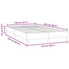 vidaXL Box Spring Posteľ bez matraca Tmavo zelen&aacute; 120x220 cm Zamat