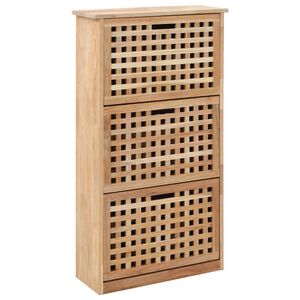 vidaXL Botn&iacute;k z orechov&eacute;ho dreva 55x20x104 cm