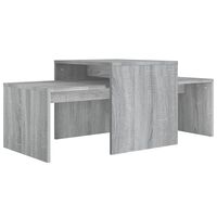 vidaXL Konferenčný stolík sivý dub sonoma 100x48x40cm spracované drevo