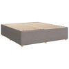 vidaXL Posteľn&yacute; r&aacute;m boxspring s matracom sivohned 180x200 cm l&aacute;tka