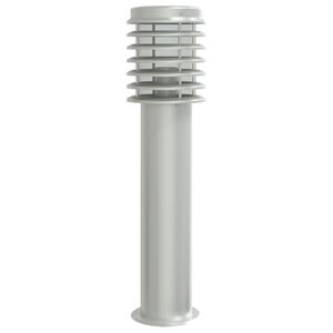 vidaXL Vonkaj&scaron;ia stojaca lampa senzor strieborn&aacute; 60cm nehrdzavej. oceľ