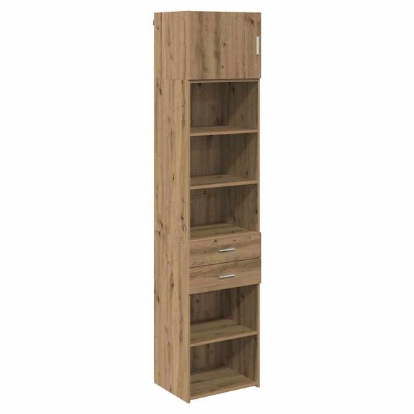 vidaXL Highboard Remeseln&yacute; dub 50 x 42,5 x 225 cm Kompozitn&eacute; drevo