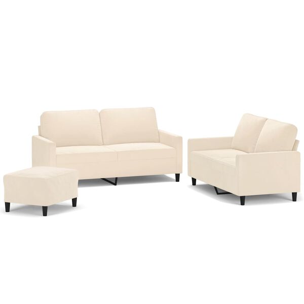 vidaXL 3-dielna sedacia s&uacute;prava s vank&uacute;&scaron;mi kr&eacute;mov&aacute; zamat