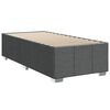 vidaXL Boxspring posteľ s matracom tmavosiv&aacute; 100x200 cm l&aacute;tka